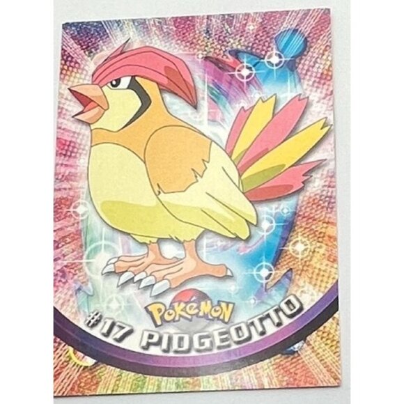 Pidgeotto Pokemon Card Topps #17 TV Animation Edition Series Black Logo - Picture 5 of 6